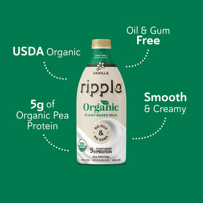 Ripple Organic Vanilla Milk
