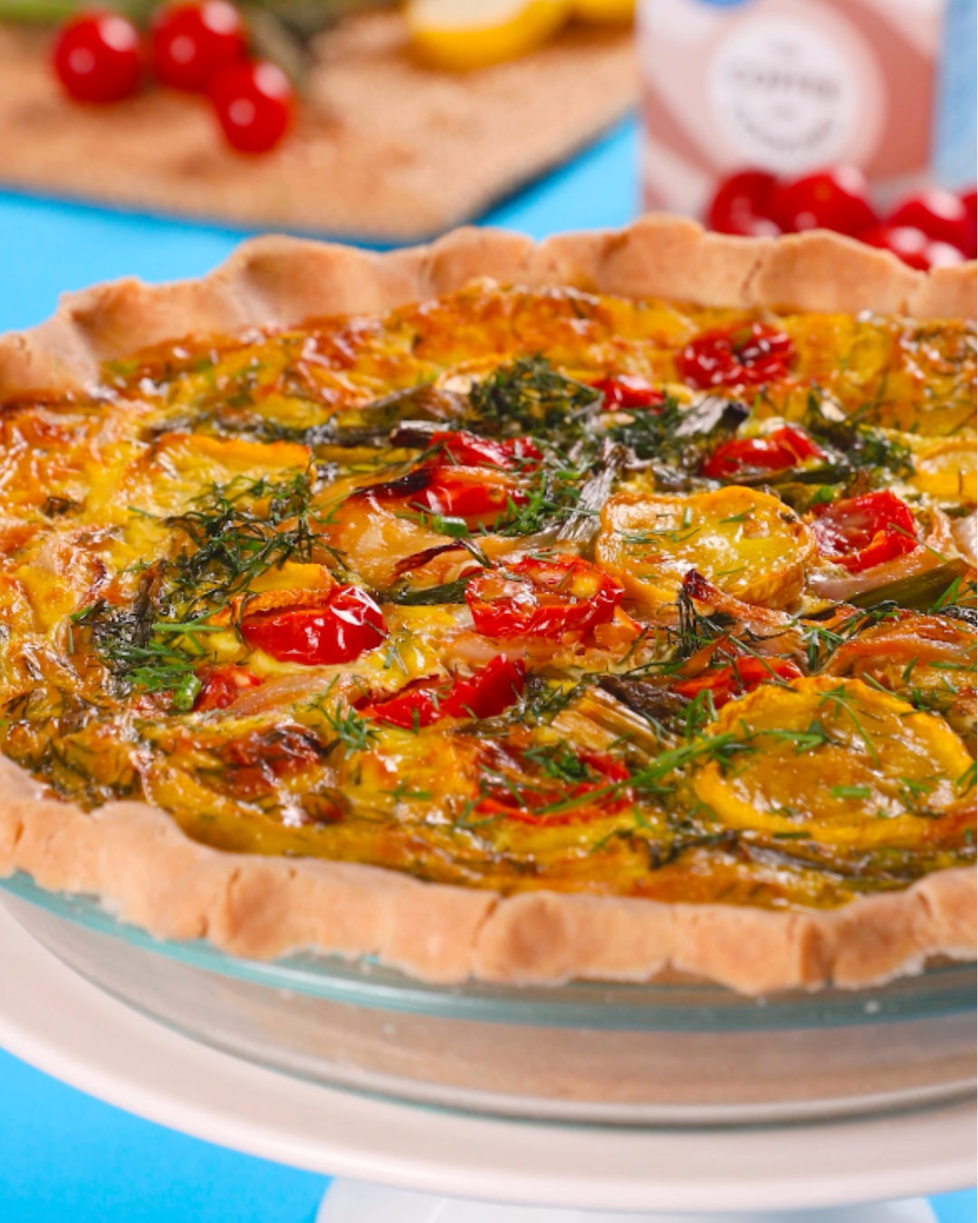 Spring Vegetable Quiche